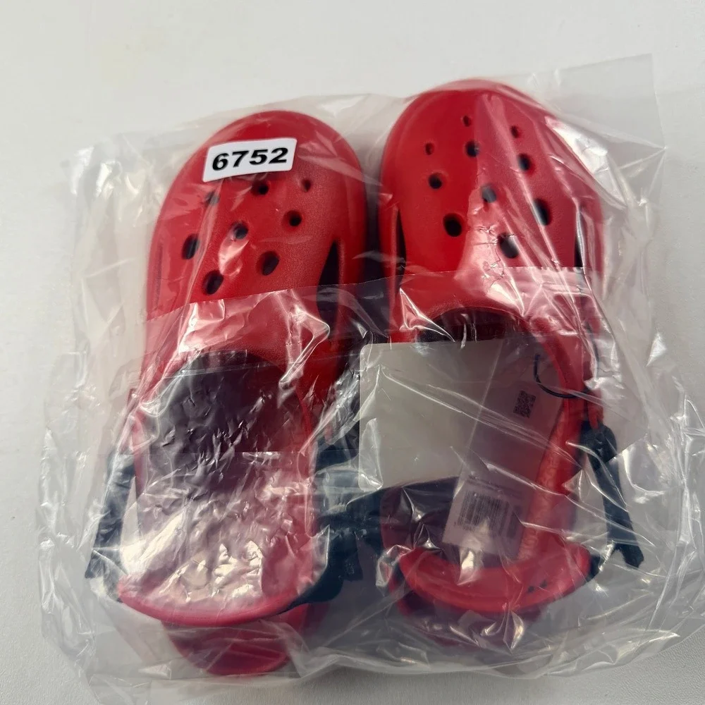 Jordan Hydrip PS Clogs 3Y University Red Black HF5982-601 Kids Slides New